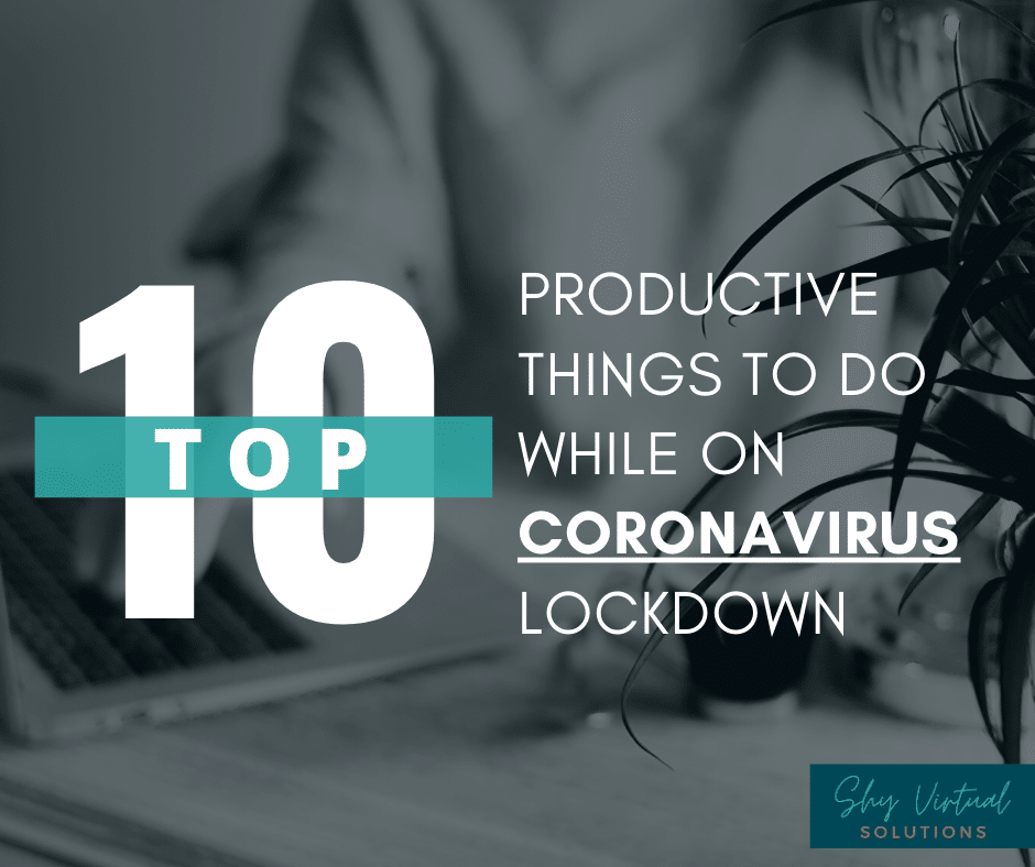 10 Productive Things to Do While on Coronavirus Lockdown​